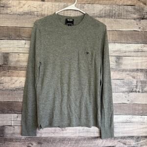 Todd Snyder Mens 100% Cashmere Sweater Small Gray Classic Preppy Business
